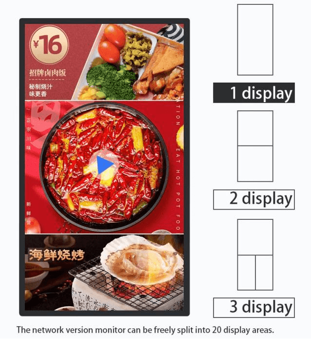 CJTOUCH Seria T28 CJ-BG43T28 Display publicitar CJTOUCH Seria T28-2